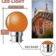 thumbnail image 2 of 20 Pack B22 Bayonet Coloured Led Light Bulbs 1w G45 Light Bulbs Led Coloured Golf Ball Bulb Night Light Bulb (orange Red Green Blue Yellow ), 2 of 4