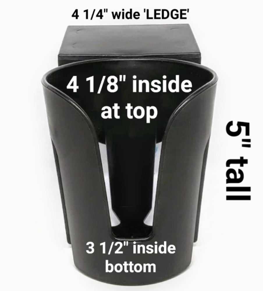 The LEDGE Auto Cup Holder, Black photo 4