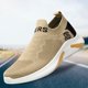 thumbnail image 2 of Zapatos de hombre, zapatos de primavera sin cordones, zapatos deportivos casuales para hombre, zapatos cómodos con calcetines elásticos altos, zapatos de suela suave, zapatos bajos antideslizantes, 2 of 6