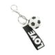 thumbnail image 4 of Llavero creativo de fútbol Macarena Aleación con cordón Negro Mini llavero de fútbol, 4 of 8