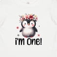 thumbnail image 4 of Inktastic Babys First Birthday Penguin 1 Year Old Girl Girls Baby T-Shirt, 4 of 5