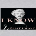 thumbnail image 3 of Marilyn Monroe - Pop Culture Icon - I Know What I Want - Classic Photo - Juniors Fitted Graphic T-Shirt, 3 of 5