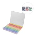 thumbnail image 1 of Jewelry Box Plastic Beads Container 56 Grids Earring Necklace Organizer for Home Store, 1 of 10