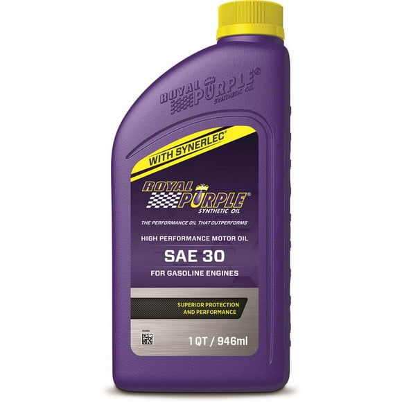 Royal Purple Oil 01030 Heavy Duty; SAE 30; Synthetic; 1 Quart Bottle; Single