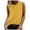 Yellow, variant on TSADFHJI Tank Tops for Women Loose Fit Pack Women Vest Sleeveless Tanks Summer Casual Tops O Neck Solid Color Casual Shirts Slim Fit Blouse Xxl White