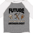 thumbnail image 4 of Inktastic Historian Future Archaeologist Boys or Girls Long Sleeve Baby Bodysuit, 4 of 5