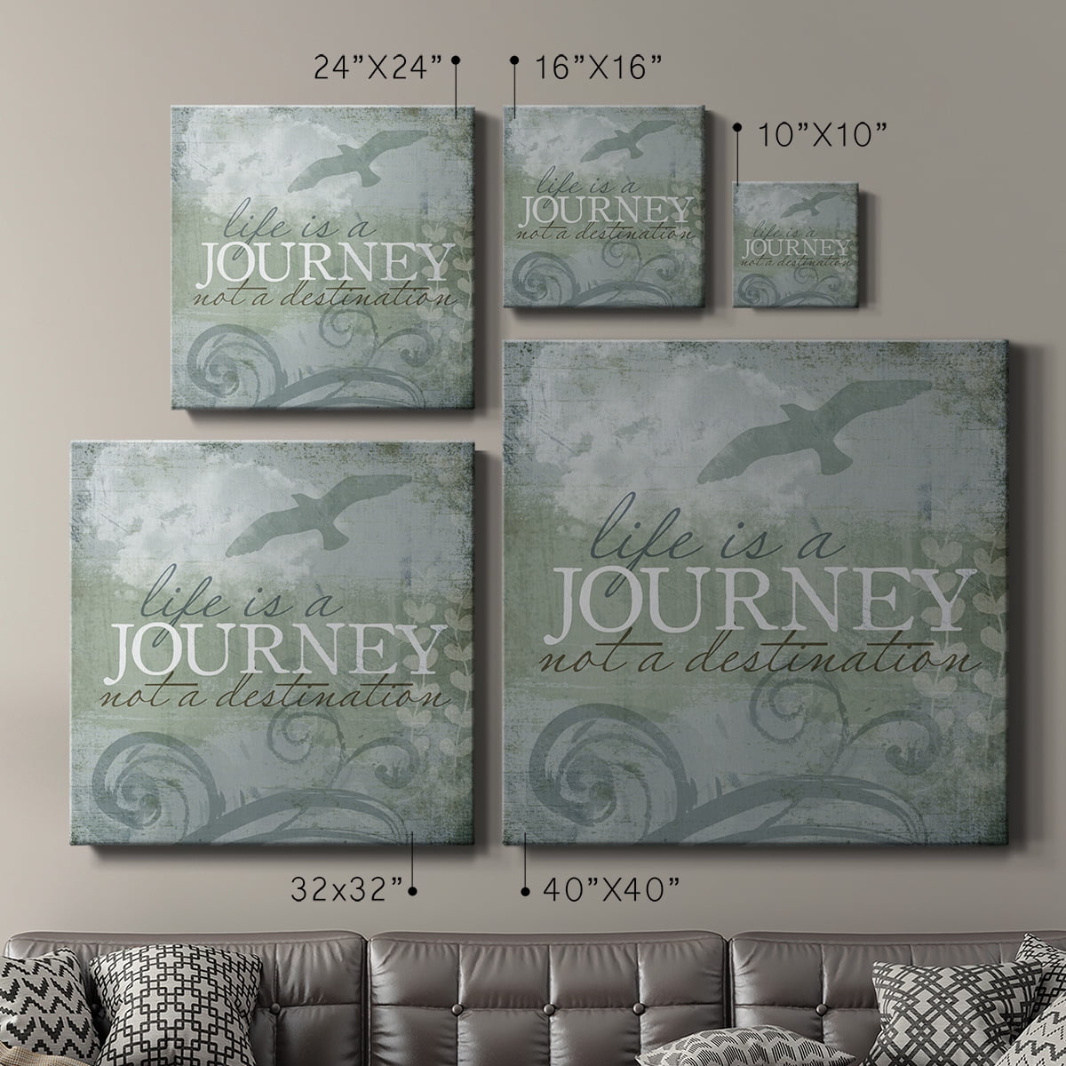 Wexford Home Coastal Inspiration VII-Premium Gallery Wrapped Canvas, 24" x 24" - Ready to Hang