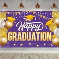 thumbnail image 2 of SXcggal Graduation Banners Senior Banner Class Of 2025 Graduation Decorations Class Of 2025 Banners 2025 Graduation Decor Congrats Grad Banner Senior Night Banner Back Drop Basic Flags, 2 of 5