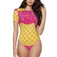 thumbnail image 1 of Fotbe Red Ice Cream Body de Mujer con Cuello Redondo y Mangas Cortas, Sin Mangas Ajustado, Suave, Cómodo y Básico-X-Large, 1 of 7