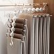 thumbnail image 2 of 360Swivel Folding Pants Hanger Tiltable Space-saving Adjustable Holder for Home Bedroom Bathroom, 2 of 5