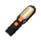 thumbnail image 2 of Linterna de mano recargable LED con gancho para colgar COB de mano Naranja, 2 of 9