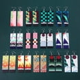 thumbnail image 2 of Cosplay Drop Earrings Anime Acrylic Demon Slayer Kimetsu no Yaiba Blade of Ghost Earings For Women Men Tanjiro Earrings, 2 of 10
