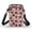 Pink Cat Faces, variant on HELLHERO Cherry Blossom Butterflies Cross Body Purse Polyester Double Layer Underarm Shoulder Bag for Outdoor Daily Use