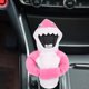 thumbnail image 1 of Funda Para Palanca De Cambios De Coche Con Capucha Funda para palanca de cambios, divertida sudadera con capucha y rana para coche, accesorios creativos para el interior del coche (tiburón rosa), 1 of 5