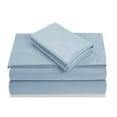 thumbnail image 4 of Tribeca Living Egyptian Cotton 800 TC Deep Pocket Bed Sheet Set with Luxury-size Flat, 4 of 5