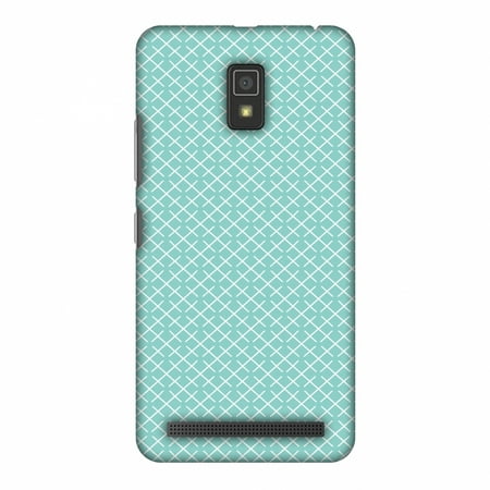 Pastel Checker - Lenovo A6600 Plus Case, Lenovo A6600 Case - Checkered In Pastel, Hard Plastic Back Cover. Slim Profile Cute Printed Designer Snap on Case with Screen Cleaning Kit