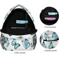 thumbnail image 6 of Blue Butterfly Backpacks Waterproof Laptop Casual Daypack Tablet Travel Backpack School Bag with Multiple Pockets, 6 of 6
