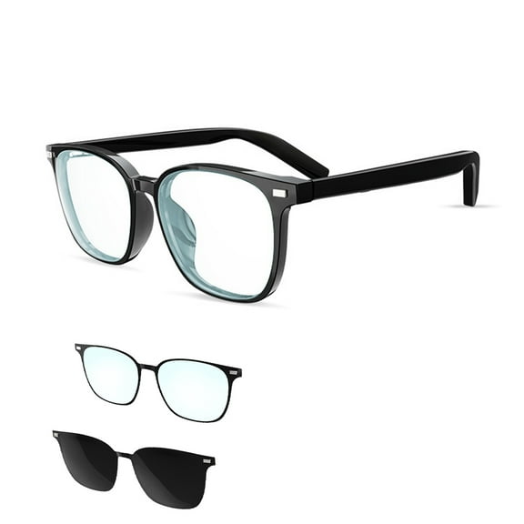 Adult Bluetooth Audio Smart Glasses for Men Women, Smart Sunglasses with Speakers and Mics Open Ear