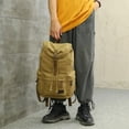 thumbnail image 1 of de lona cordón antirrobo de viaje Bolsa de lona para portátil Senderismo Camping Bolsa para hombres Macarena Mochila causal, 1 of 8