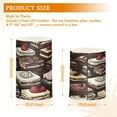 thumbnail image 6 of Yayeee Flameless Candles with Remote Flickering Battery Operated Multi Color Changing, Black Chocolate Cakes, 6 of 7
