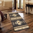 thumbnail image 1 of 4004 Black 2 ft. 7 in. x 7 ft. 3 in. Southwest Area Rug, 1 of 5