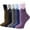 Mix Color 2, variant on Women Wool Socks Thick Warm Winter Cartoon Animal Cat Elk Pattern Casual Soft Cozy Crew Socks 5 Pairs Pack