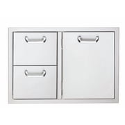 Lynx LSA636 Sedona 36" Wide Double Drawers - Stainless Steel