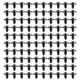 thumbnail image 5 of Clips automotrices tipo empuje de nailon 100 Uds. sujetadores de parachoques para guardabarros, 5 of 6