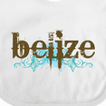 thumbnail image 4 of Inktastic Belize Country Grunge Shirts Boys or Girls Baby Bib, 4 of 4