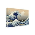 thumbnail image 3 of Trademark Fine Art Katsushika Hokusai The Great Kanagawa Wave Canvas Wall Art - 16x24, 3 of 5