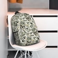 thumbnail image 3 of Lukts Skull with Cash Pattern 15 Inch Student Backpack, Waterproof Laptop Backpack with Adjustable Shoulder Straps, Lightweight Travel, Campus Backpack, Unisex, 3 of 6