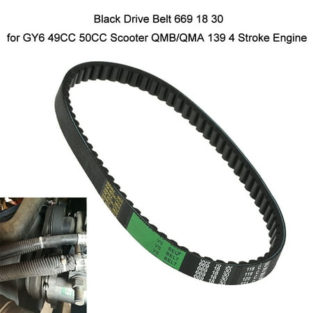 Black Drive Belt 669 18 30 for GY6 49CC 50CC Scooter QMB/QMA 139 4 Stroke