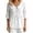 White, variant on Womens Blouse Peter Pan Collar 3/4 Sleeve Loose Fit Lace Trim Peplum Tops Casual Elegant Office Shirts