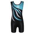thumbnail image 3 of Qarigey Niñas Ballet Danza Gimnasia Leotardos Tank Boy Shorts 5-6 Años conjuntos de ropa Azul 9-10 años, 3 of 5