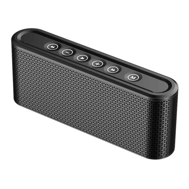 X6 8000mAh Batería Bluetooth V4.2 + EDR Altavoz Tarjeta TF inalámbrica Disco USB Subwoofer Energía móvil Eigraketly DZ4937-01B