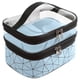 thumbnail image 1 of Bolsa de maquillaje, bolsa organizadora de maquillaje grande de cuero de doble capa, bolsa de viaje con accesorios esenciales para dormitorio, bolsa de artículos de tocador para mujeres, bolsa de, 1 of 5