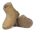 thumbnail image 2 of BOCCA Kids Ankle Boots Girls Boys Side Zipper Suede Combat Boots Toddler Little Kid for Casual School Outdoor, 2 of 5