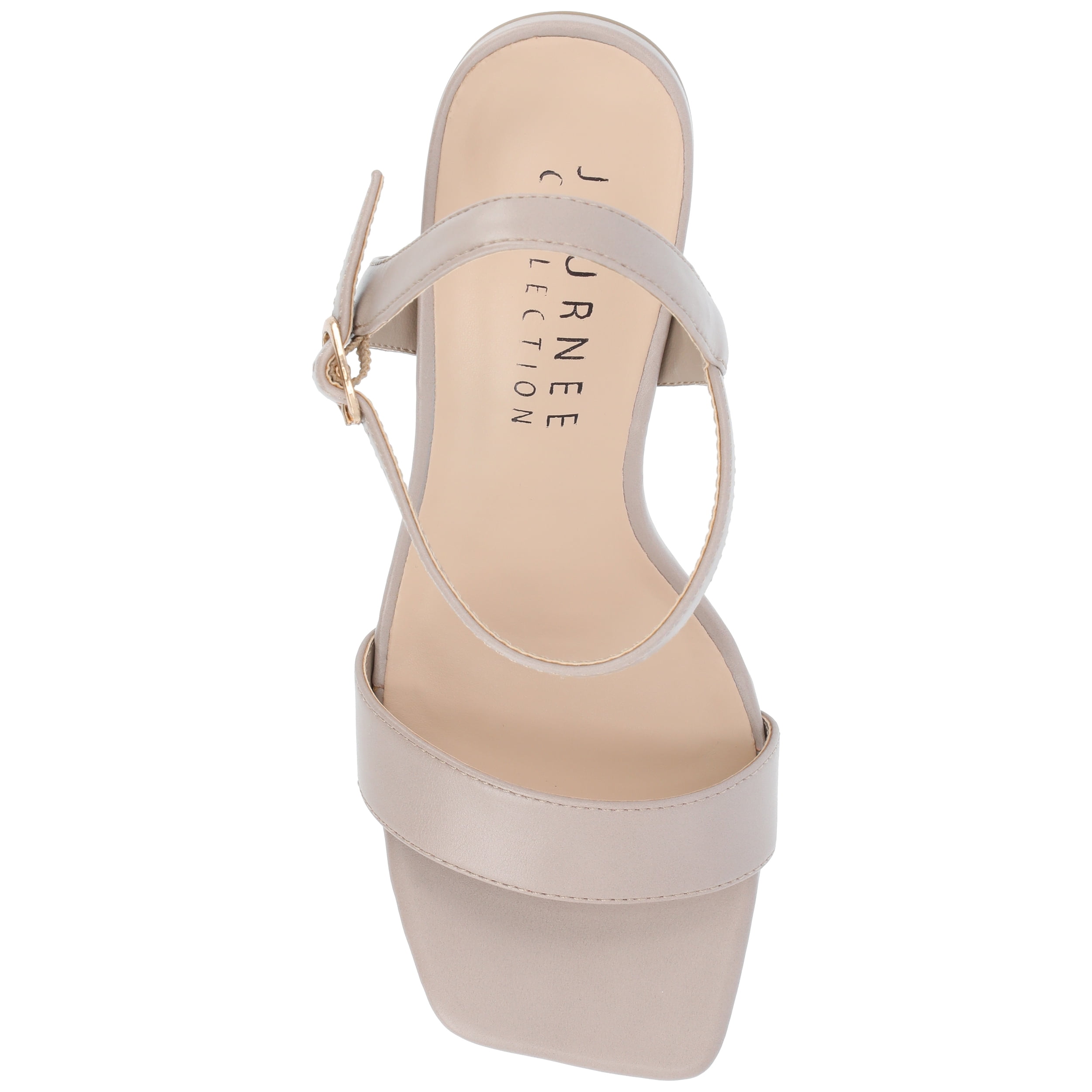 Journee Womens Tivona Mid Heel Ankle Strap Dress Sandals, Widths Available
