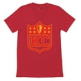 thumbnail image 5 of Kansas Shield Men's V-Neck T-shirt Champions Game Day Fantasy Football K.C. Fan, 5 of 7