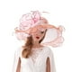 thumbnail image 1 of SAYOO Sombrero de mujer elegante tela de malla plegada con flores adornadas con cornisa ancha SAYOO  moda, 1 of 7