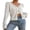 White, variant on Women Y2k Croopped Cardigan Long Sleeve Tie-up Front Hollowed Knit Casual Jacket Sweater