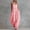 Pink, variant on PWPSG Square Neck Casual Overalls, Decorative Front Buttons, Relaxed Jogger Leg, Side Pockets for Short Trips and Leisure Wear Pink S