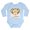 Sky Blue, variant on CafePress - Meymun Face Infant Creeper Body Suit - Long Sleeve Cotton Baby Bodysuit