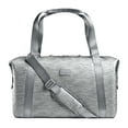 thumbnail image 6 of Fit & Fresh Premium Neoprene Weekender Bag, Travel Bag Trolley Sleeve, Carry on Duffel Bags, Heather Grey, 6 of 9