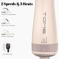 thumbnail image 2 of TOME 4 in 1 Hair Dryer Brush 3 inch,Large Hot Air Volumizer Anti-Frizz Dual Voltage Blowout Styling Brush, 2 of 8
