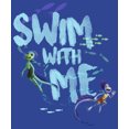 thumbnail image 2 of Junior's Luca Swim With Me Sea Monsters  Graphic Tee Royal Blue Small, 2 of 3