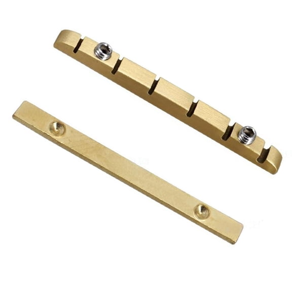 Precisions Engineered Brass Guitar Nut For Electric Guitars 42mm Size Customizable String Action For Optimal Sound