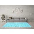 thumbnail image 3 of Ahgly Company Indoor Rectangle Abstract Light Blue Contemporary Area Rugs, 3' x 5', 3 of 4