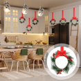 thumbnail image 4 of Dalrosia 6PCS Christmas Cabinets Wreaths for Kitchen Cabinets with Ribbon Artificial Green Leaves Decorative Berry for Kitchen Window Front Door Wall Winter Decor, 4 of 5