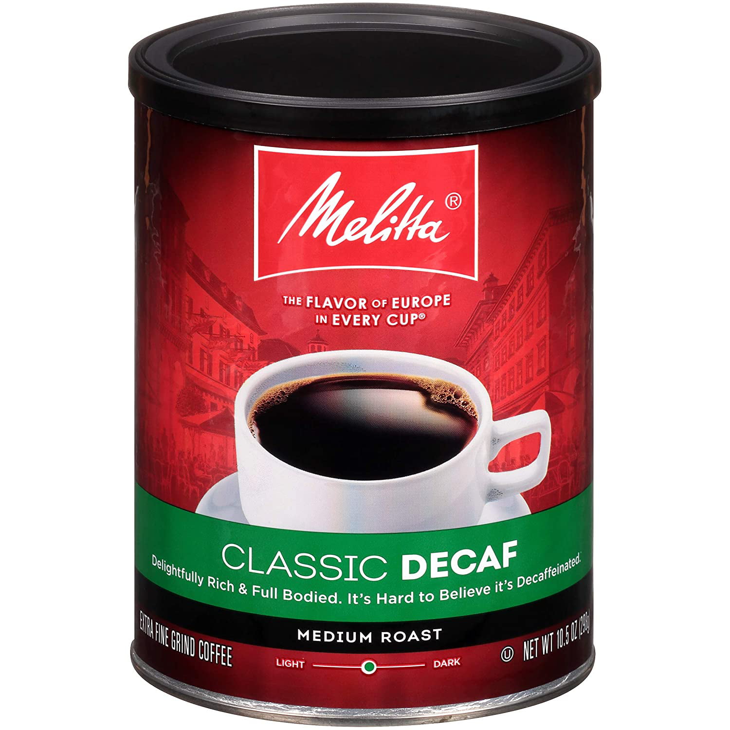 Melitta Classic Decaf Medium Roast Ground Coffee, 10.5